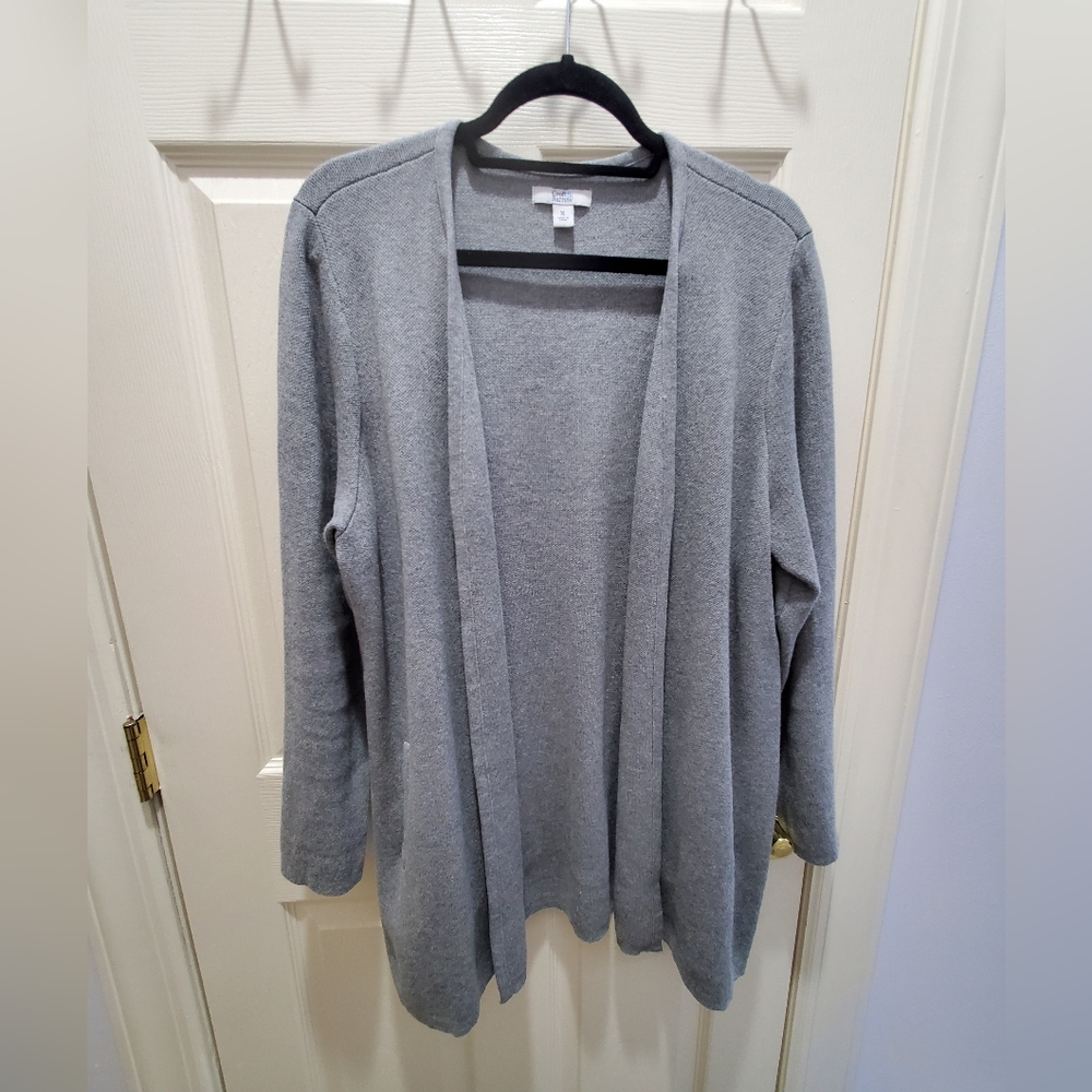Croft & Barrow A-line wrap Grey XL